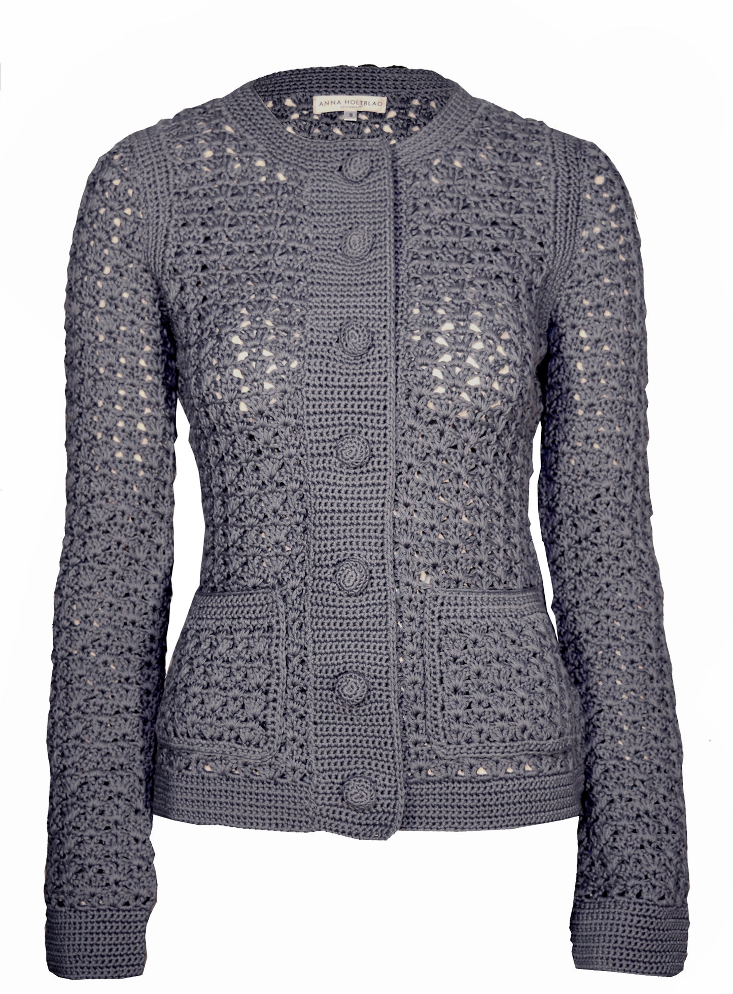FITTED CROCHET CARDIGAN