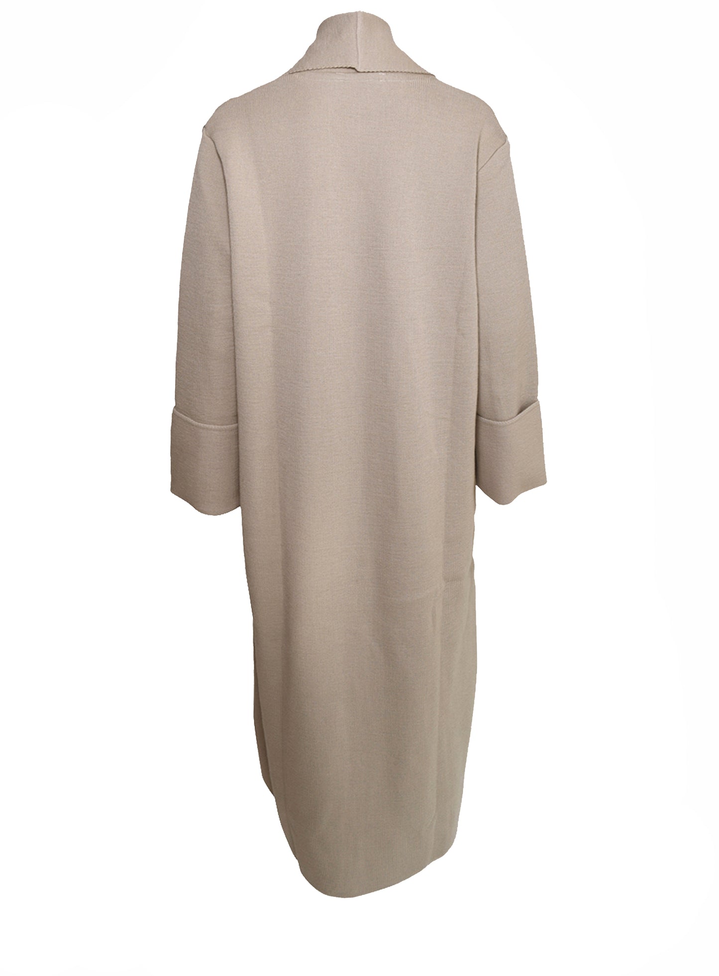 LONG CARDIGAN/COAT WITH SHAWL COLLAR