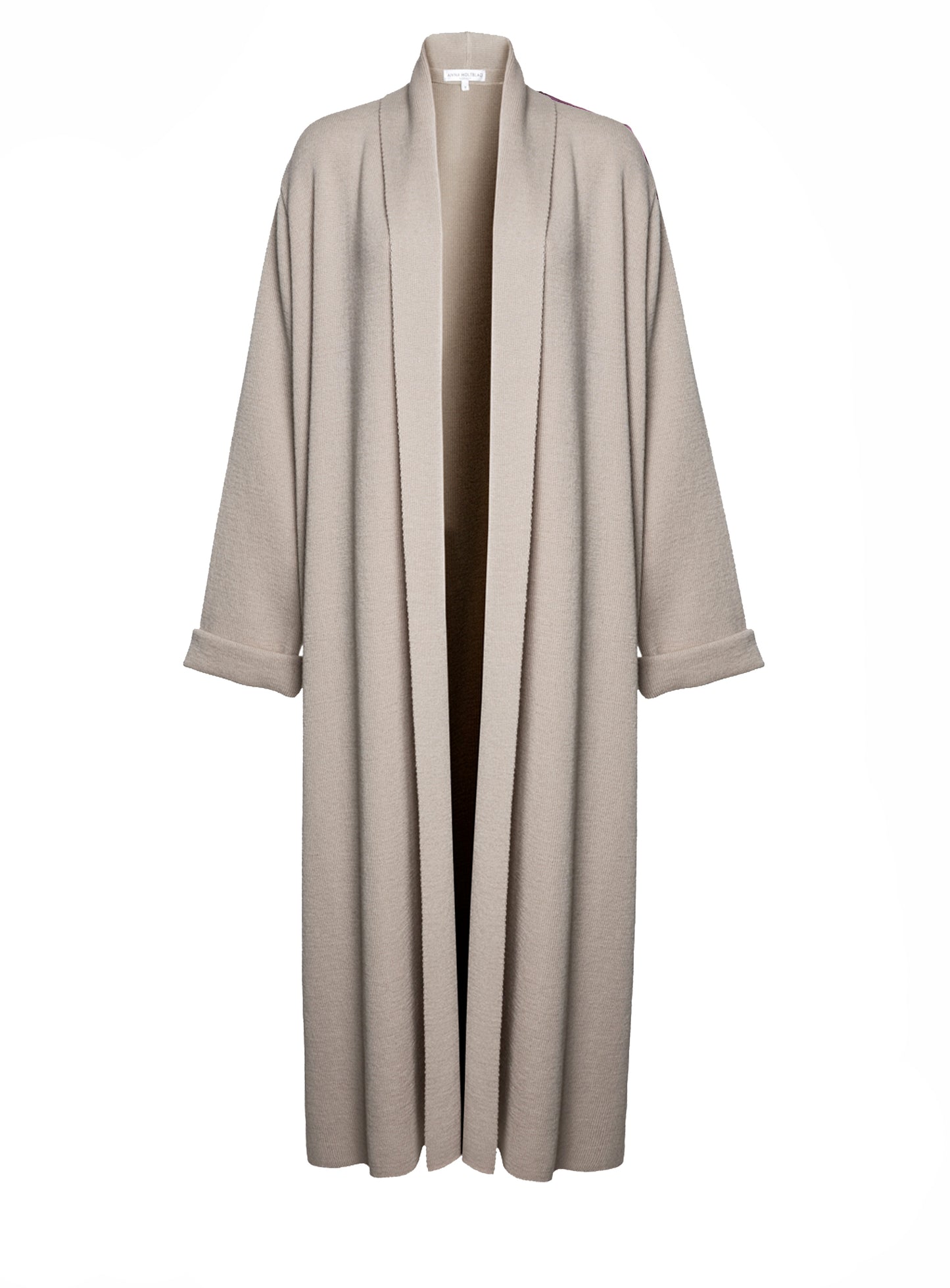 LONG CARDIGAN/COAT WITH SHAWL COLLAR