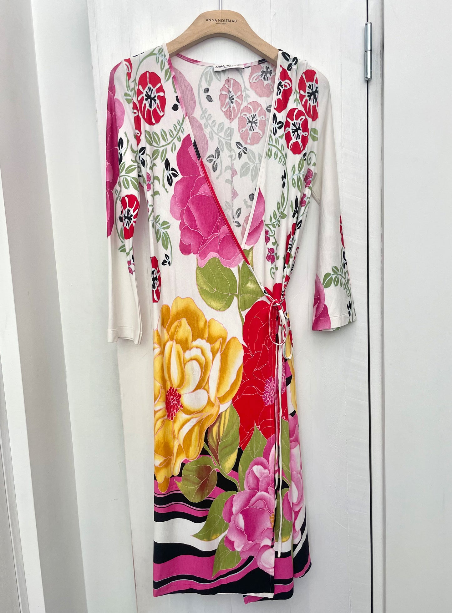 WRAP OVER DRESS ROXY FLOWER