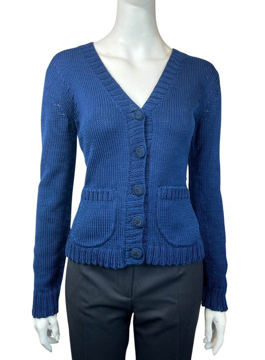 HANDKNITTED CARDIGAN WITH POCKETS